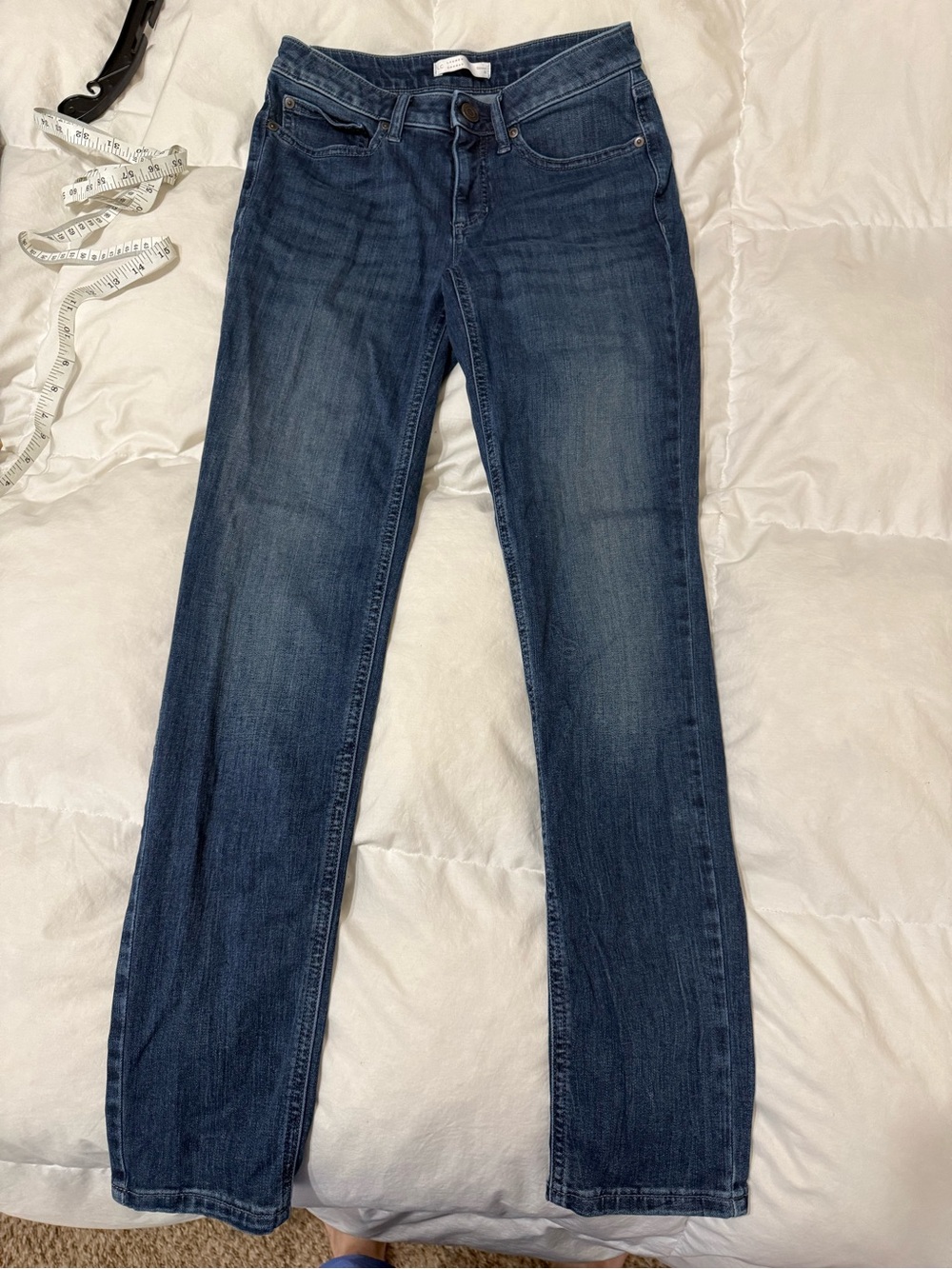 LC Lauren Conrad Dark Blue Straight Leg Jeans